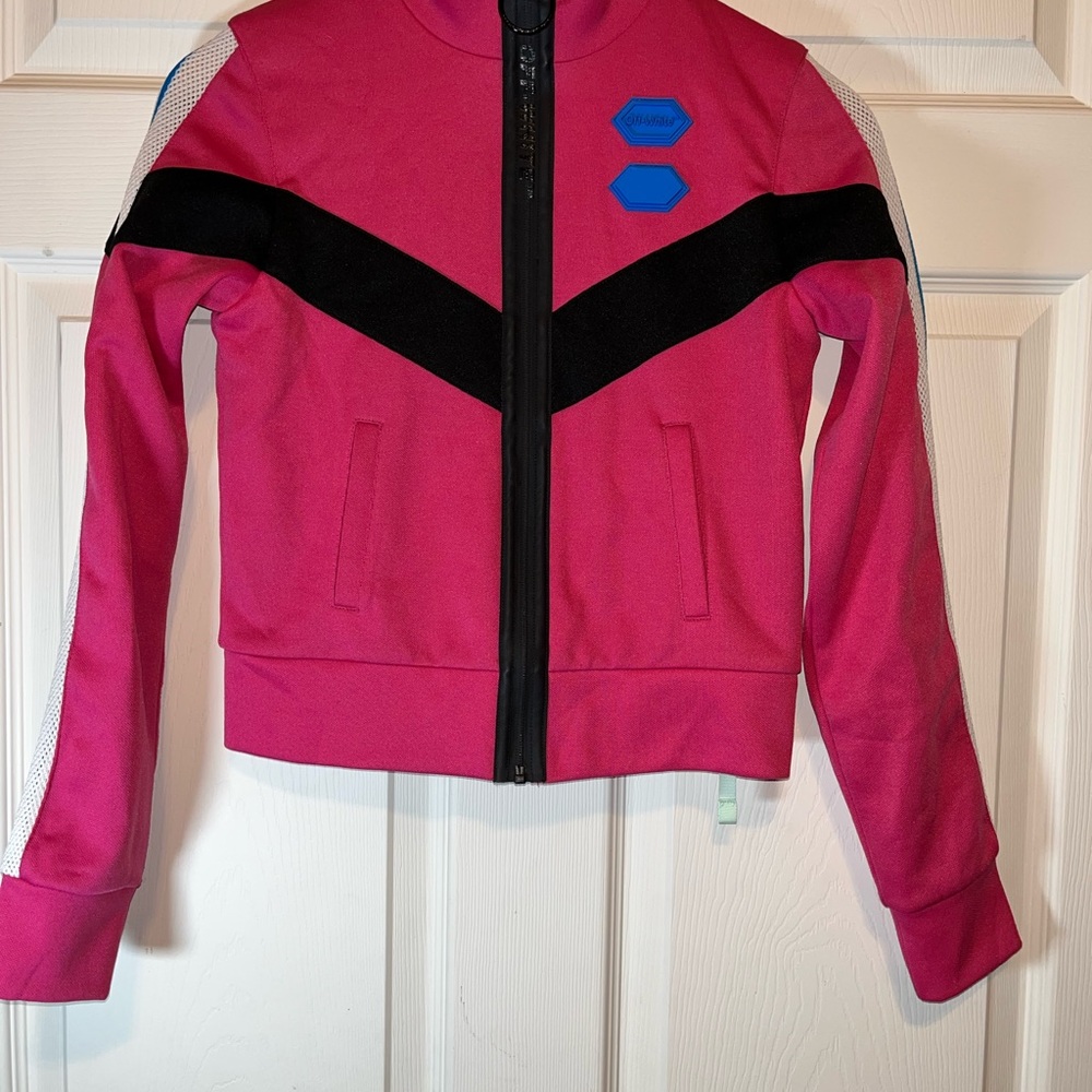 Off-White Pink and Black Track Jacket